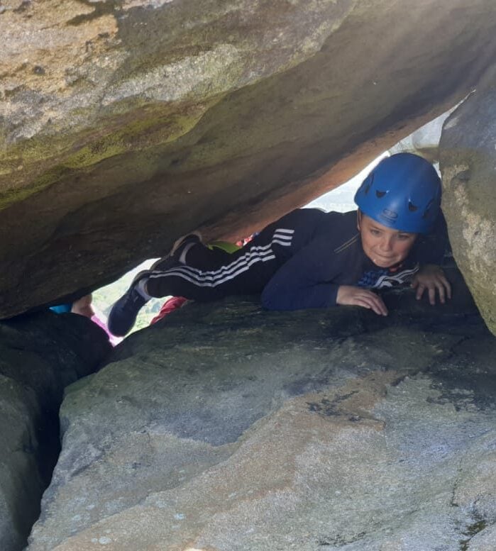 Family Scrambling and Climbing in Malham Yorkshire Dales, photo 3