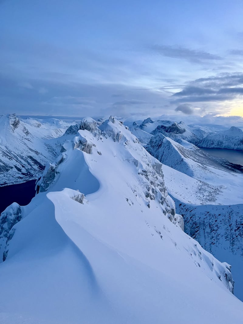 Snowshoe Hike to Husfjellet in Senja, photo 2