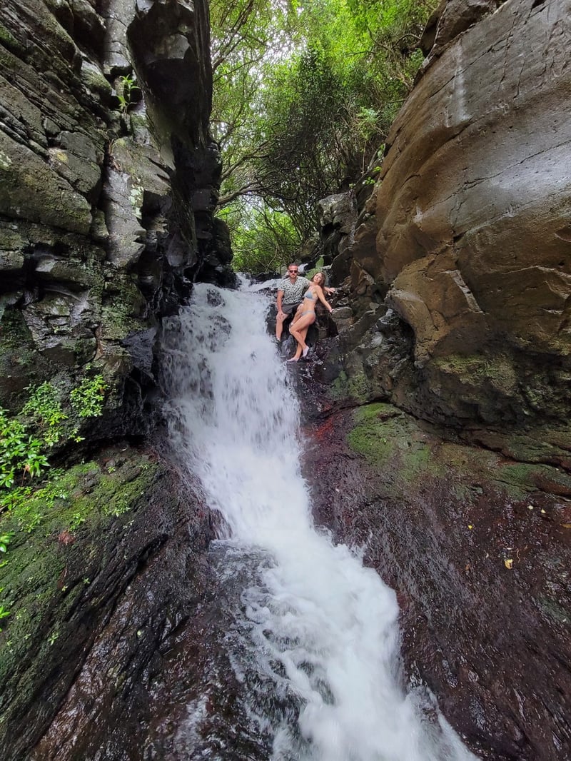 Waterfall Hiking at Fantasy Falls in Bel Ombre, photo 5