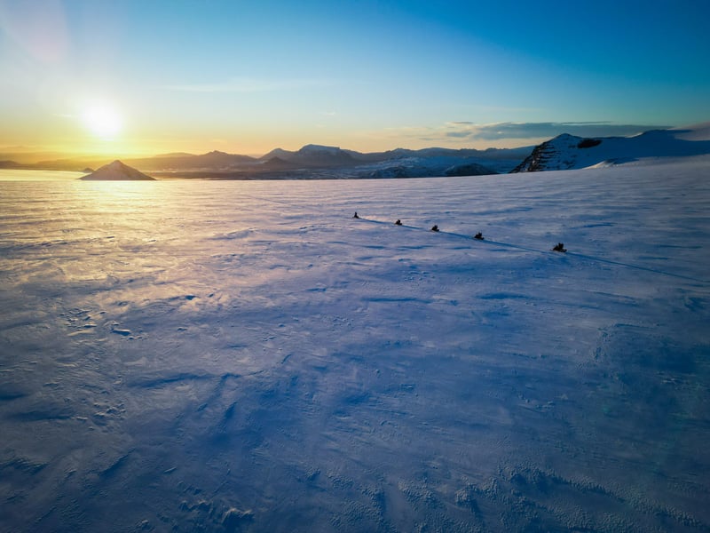 Snowmobile Tour on Langjökull Glacier in Húsafell, photo 4