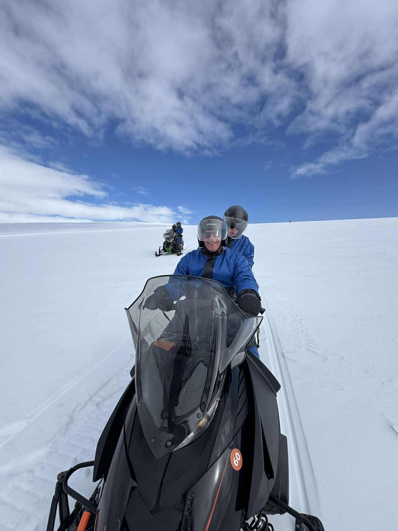 Snowmobile Tour on Langjökull Glacier in Húsafell, photo 3