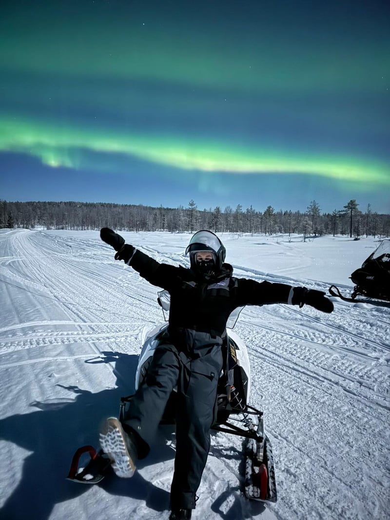 Northern Lights Snowmobile Trip in Rovaniemi, photo 3