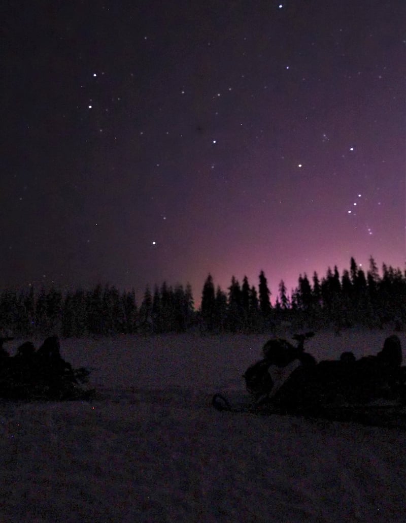 Safari en moto de nieve en busca de auroras en Rovaniemi, foto 5