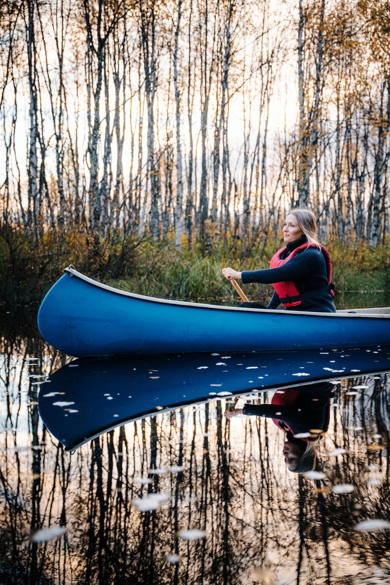 Sunrise Canoeing Adventure in Levi, photo 4