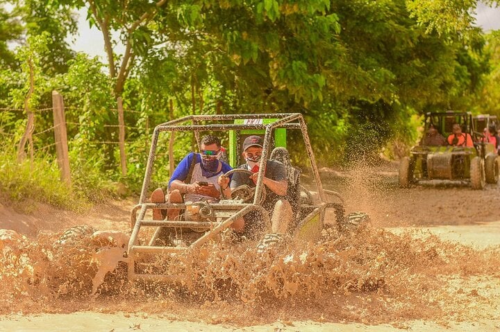 Double Buggy Tour to Cenote and Macao Beach in Punta Cana, photo 2