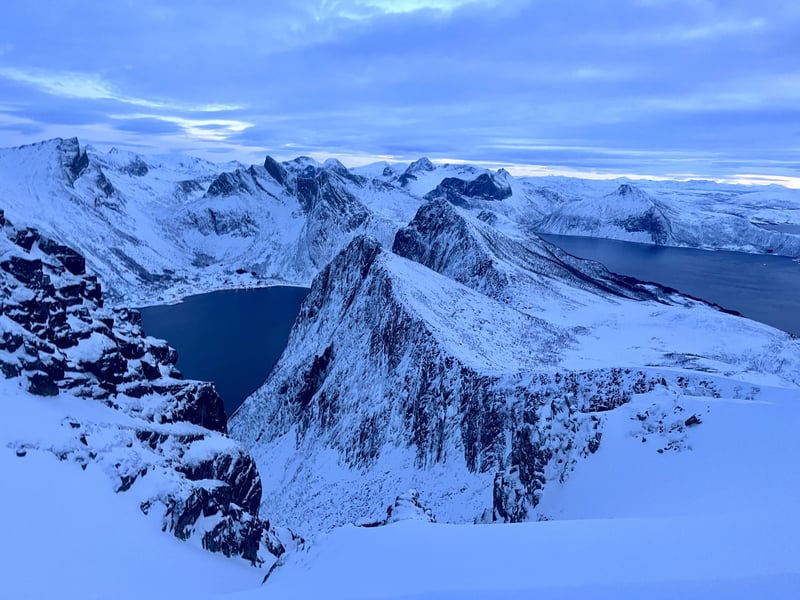 Snowshoe Hike to Husfjellet in Senja, photo 3