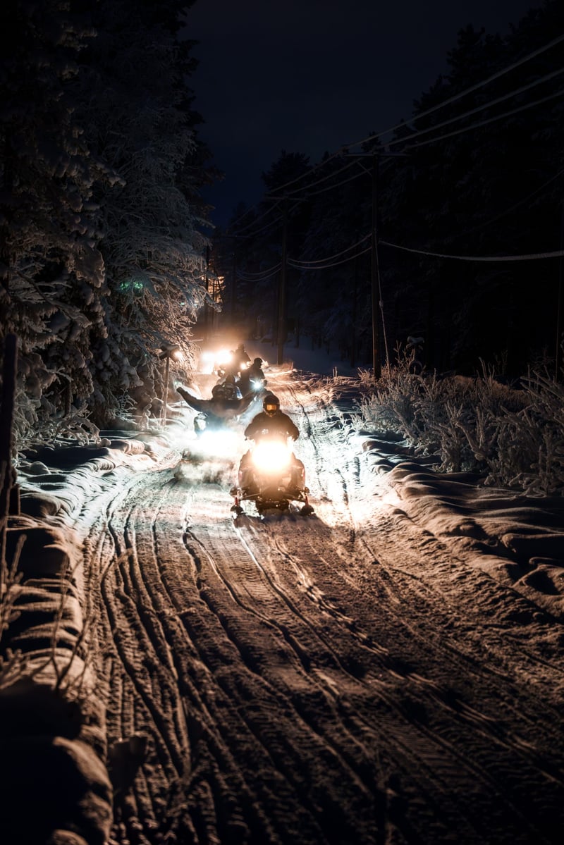 Night Snowmobile Safari in Rovaniemi, photo 4