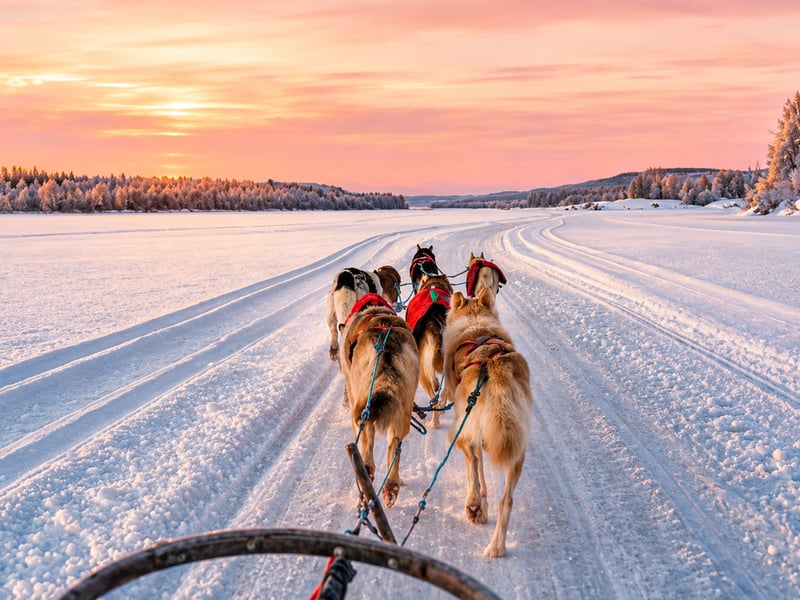 Husky Farm Visit and Guide Driven Sled Ride in Rovaniemi, photo 2