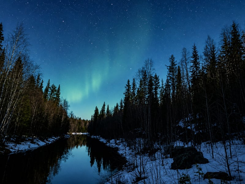 Auttiköngäs Northern Lights Night Hike in Rovaniemi, photo 4