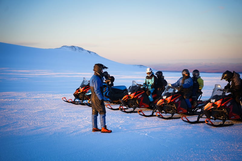 Snowmobile Tour on Langjökull Glacier in Húsafell, photo 2