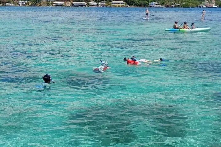 Two-Stop Snorkel and Private Island Beach Break in Roatan, photo 3