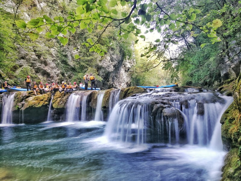 Kayak en el cañón de Mrežnica, foto 4