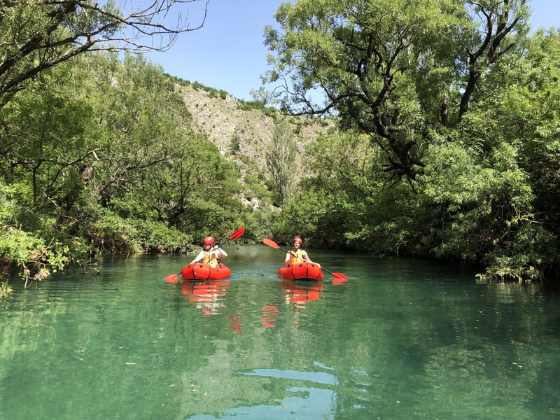 Packrafting on the Zrmanja River, foto 2