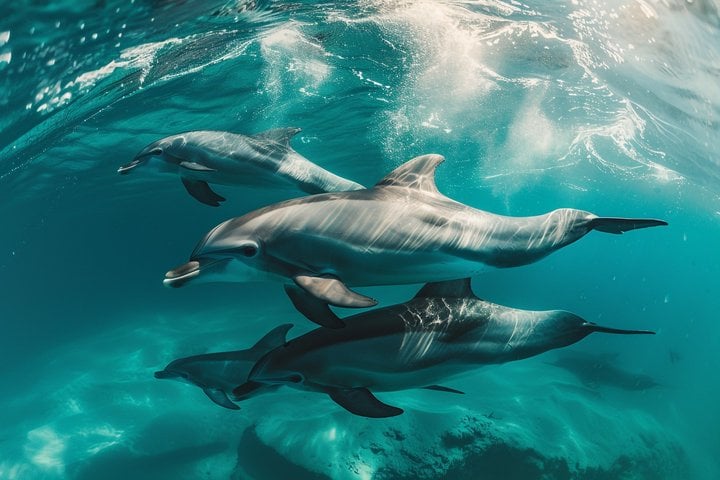 Dolphin Snorkelling at Mnemba Island in Zanzibar, photo 2