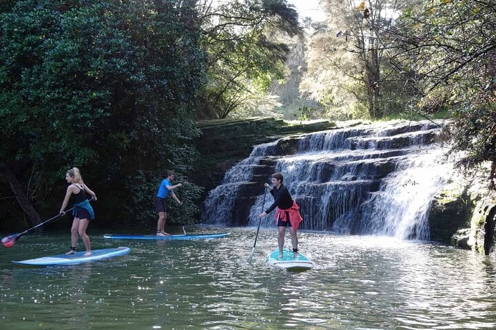 SUP Tour to Lucas Creek Waterfall in Auckland, photo 2