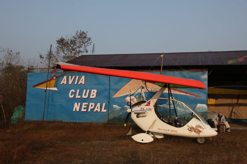 Ultra Light Flight above the Clouds from Pokhara, photo 4