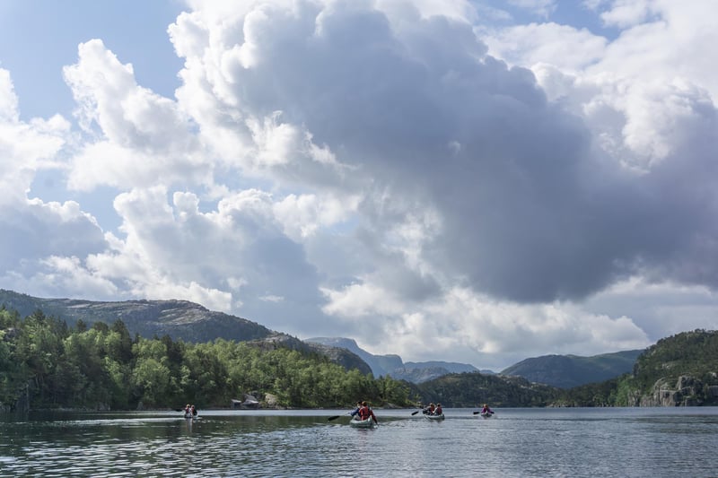 Preikestolen Hidden Trail and Canoe in Lysefjord, photo 2
