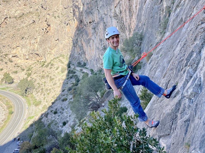 Geführtes Felsklettern auf dem Magical Mystery Tour, Morró de Toix, Alicante, Foto 5
