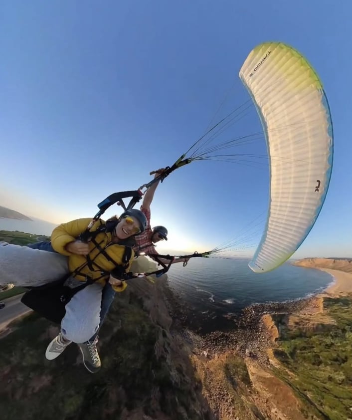 Tandem Paragliding in Mendiga, photo 5