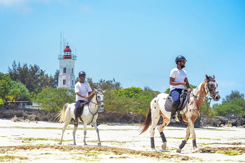 Horse Riding on Nungwi Beach in Zanzibar, photo 2