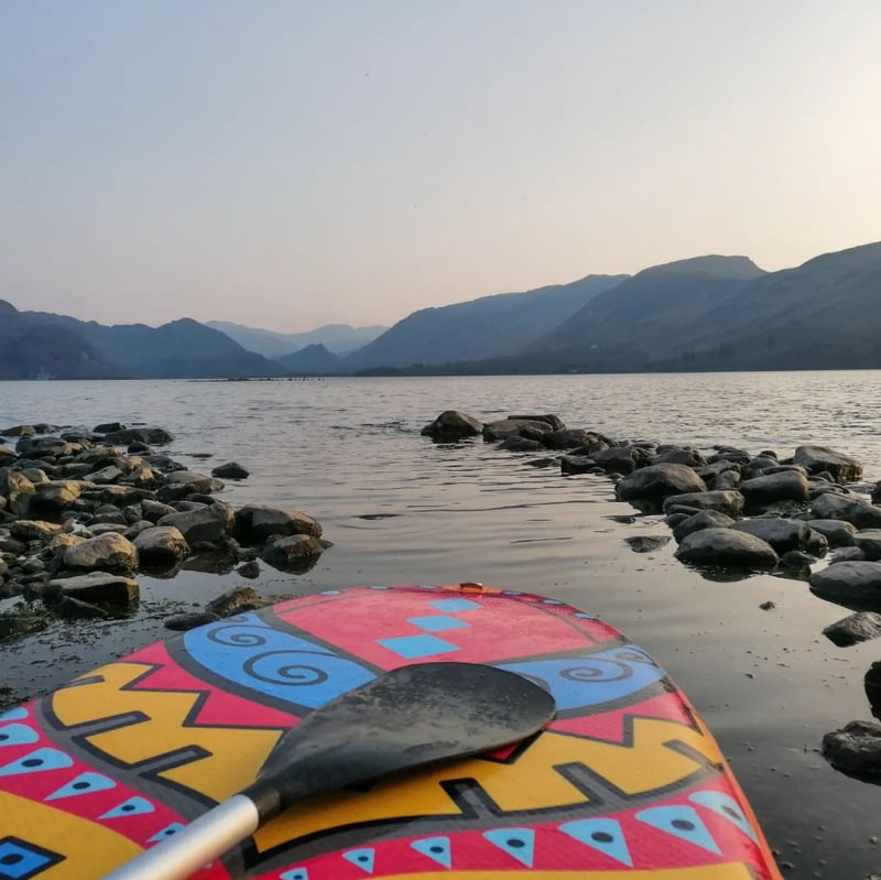 Paddleboarding on Derwent Water, Keswick, photo 2