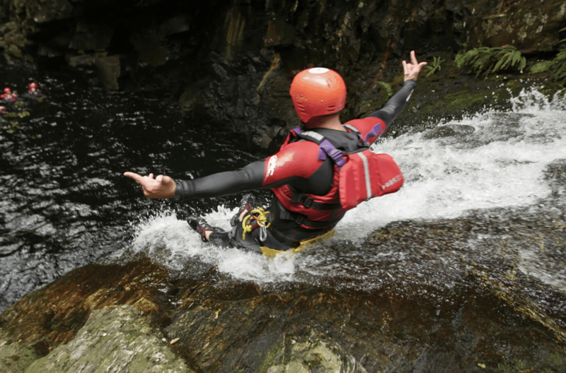 Canyoning at Prysor Canyon, Snowdonia, photo 2