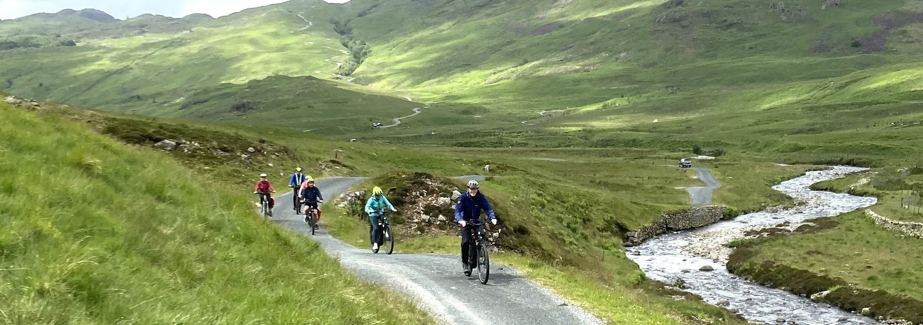 Guided e-bike tour website example