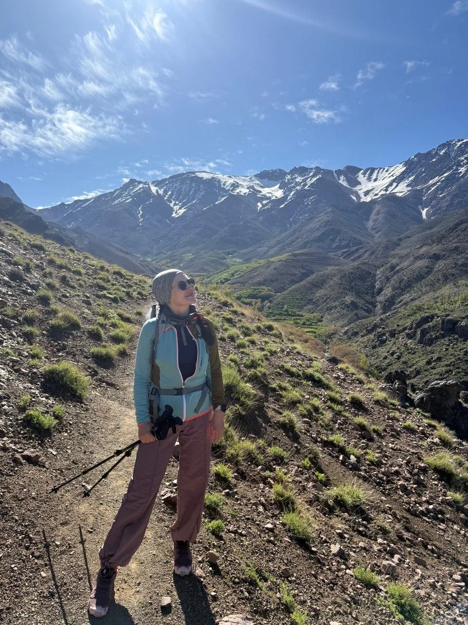 Guided mountain trek website example