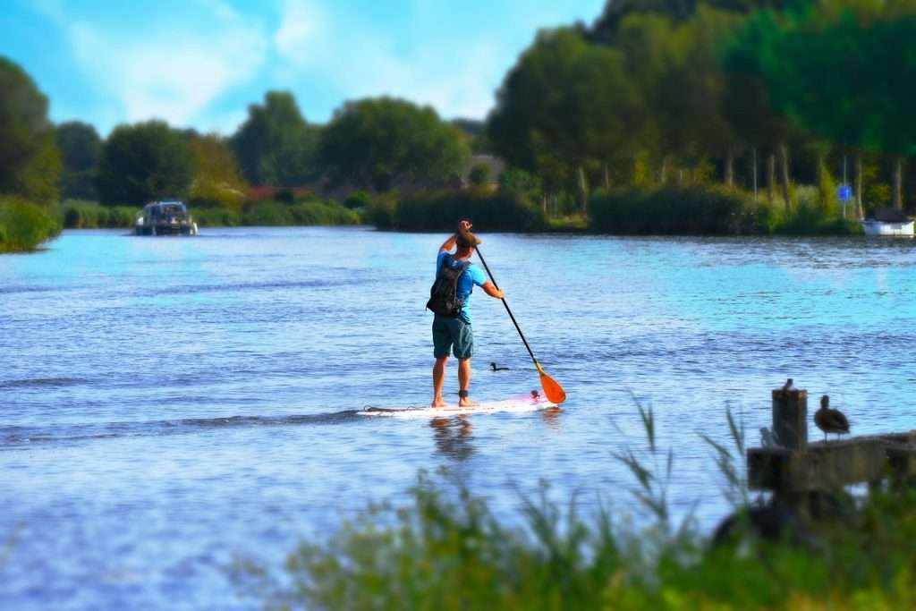 Paddleboard touring