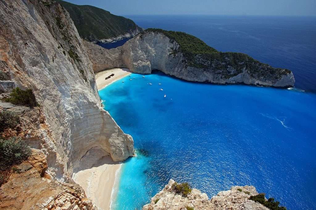 Sailing trip around greek islands