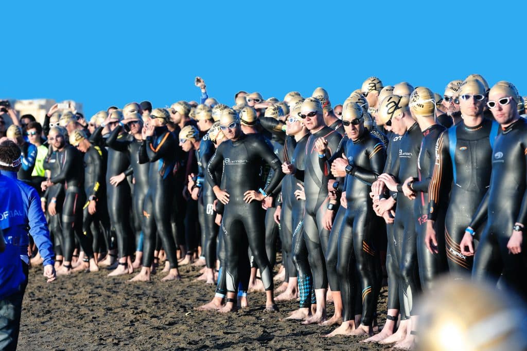 Open water swimming wetsuit