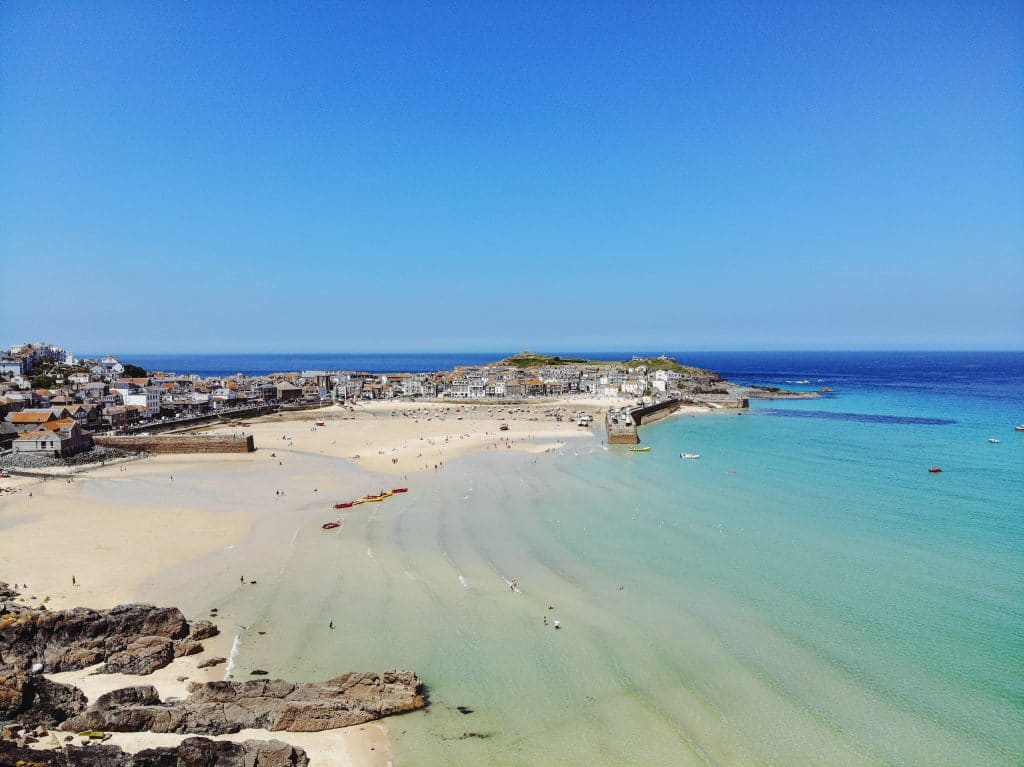 Paddleboarding St Ives Bay