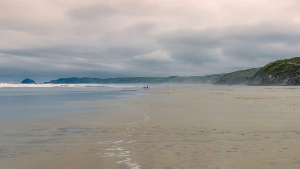 Paddleboarding Perranporth Beach