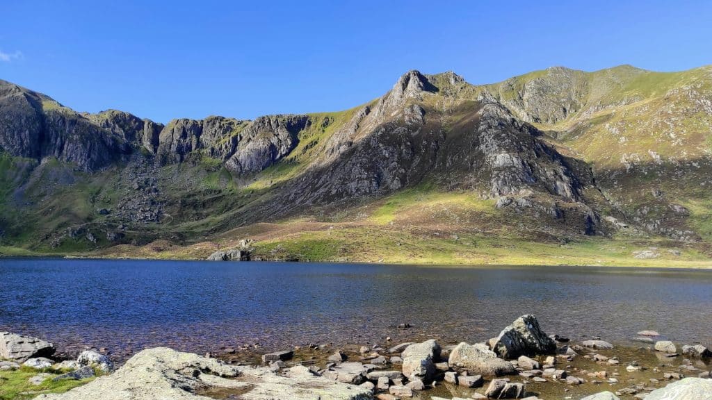 Wild swimming in Llyn Idwal