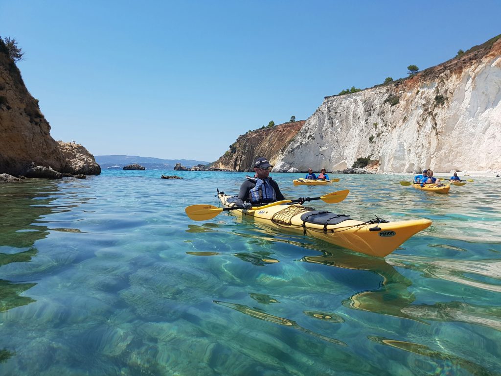 Sea kayaking 
