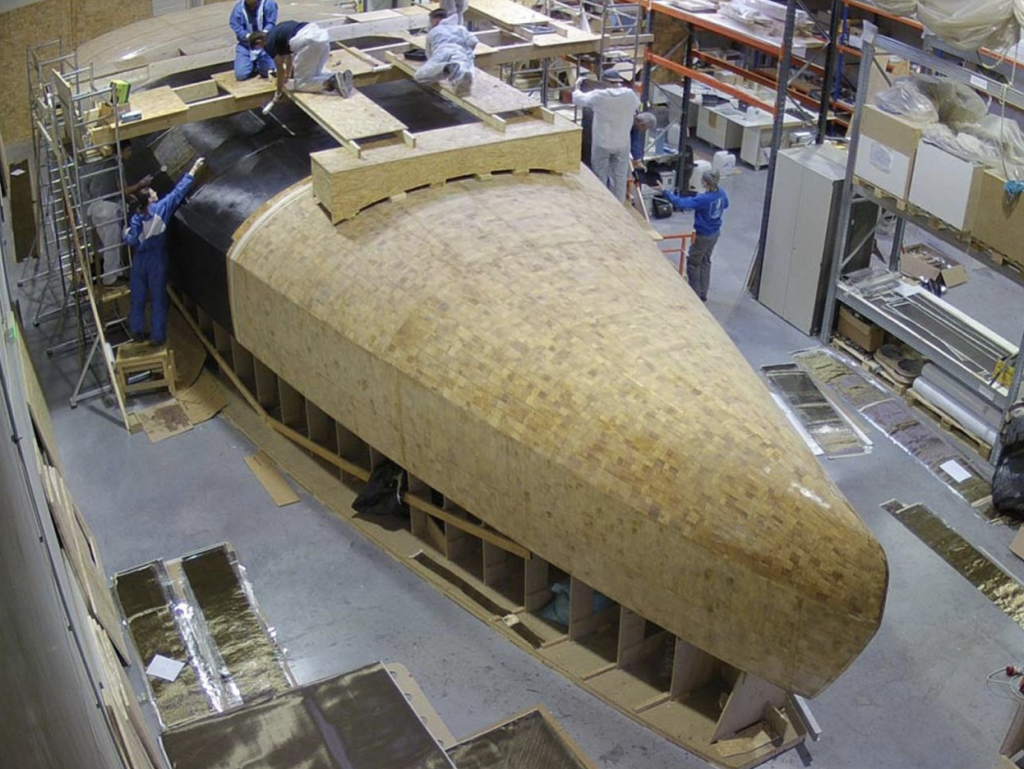 The team building the world's first ever sustainable adventure sailing yacht.