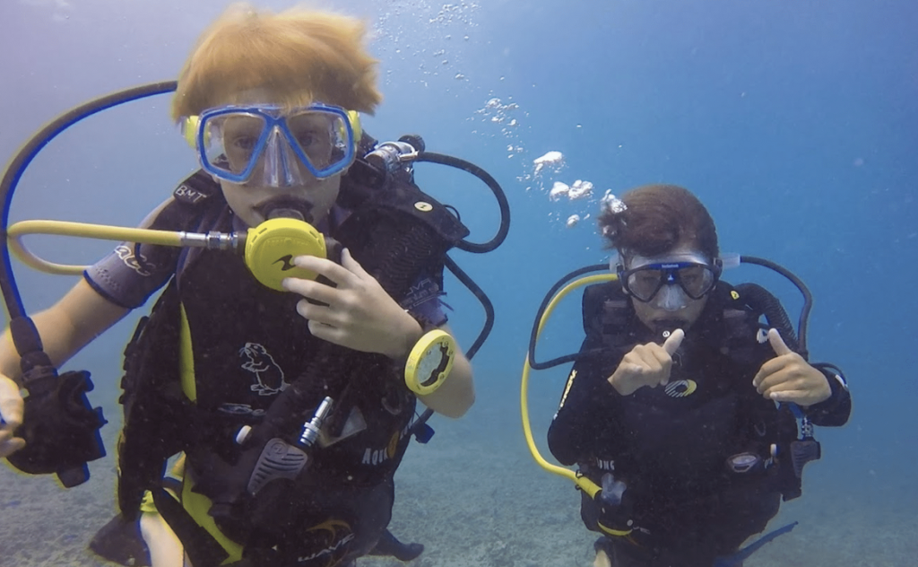 Kids Scuba Diving PADI Bubblemaker Kids Experience
