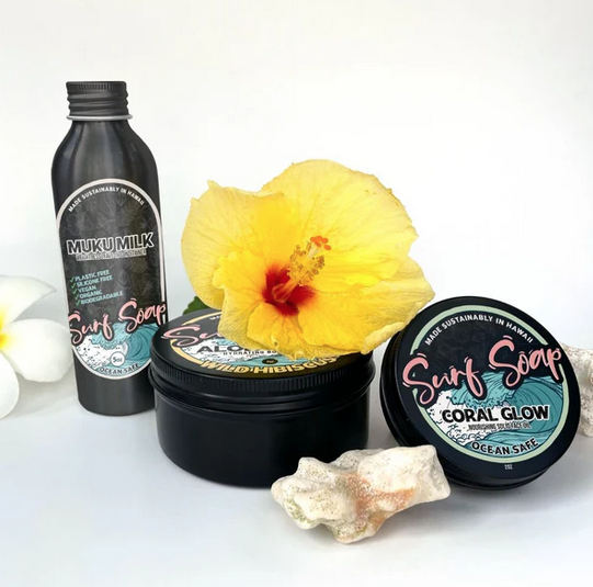Coral Reef-Friendly Shampoo and Soap