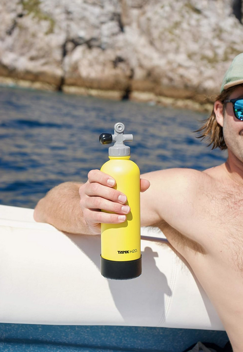 Scuba Dive Tank Water Bottle Gift