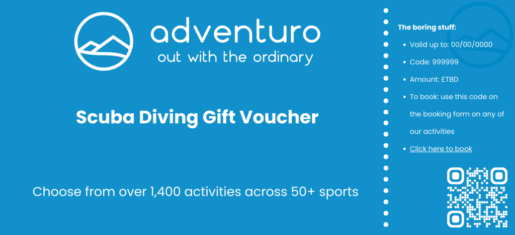 Scuba Diving Gift Voucher adventuro
