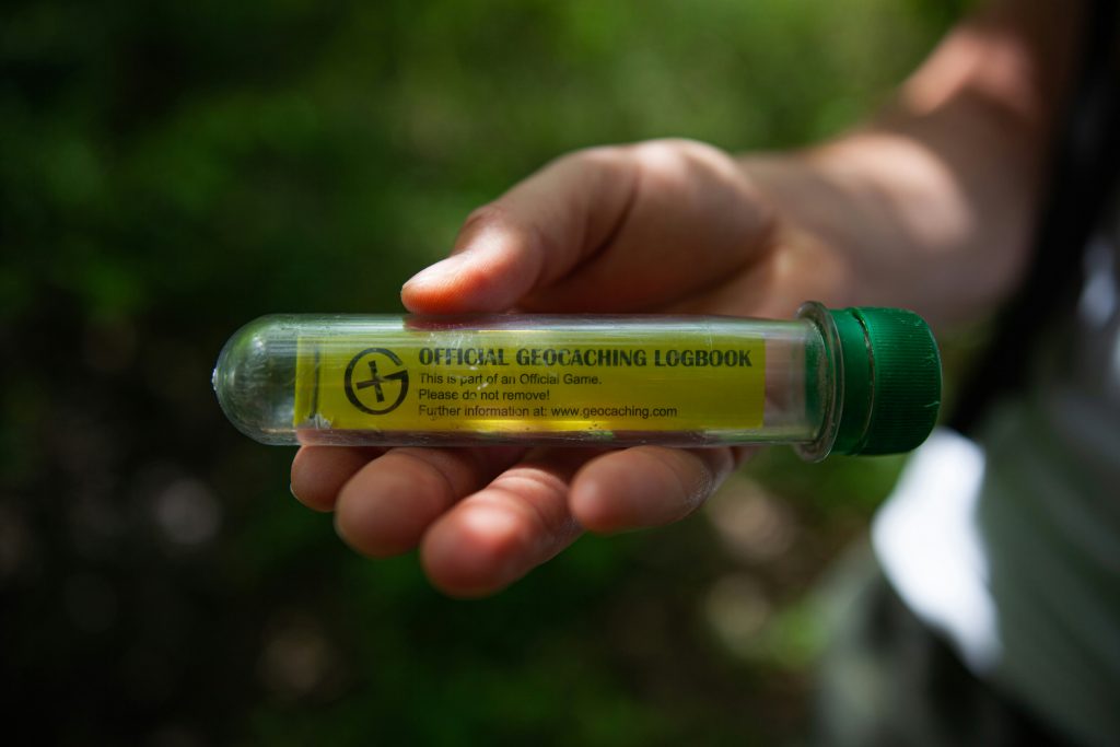 Geocaching logbook