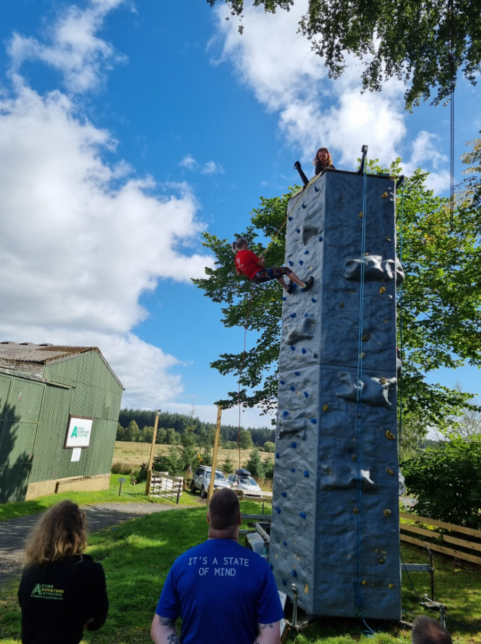 Outdoor Climbing Wall Session in Stirlingshire, photo 4