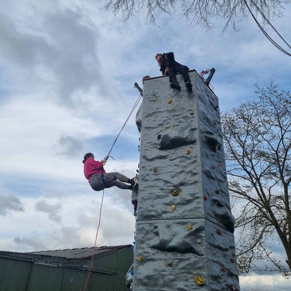 Outdoor Climbing Wall Session in Stirlingshire, photo 2