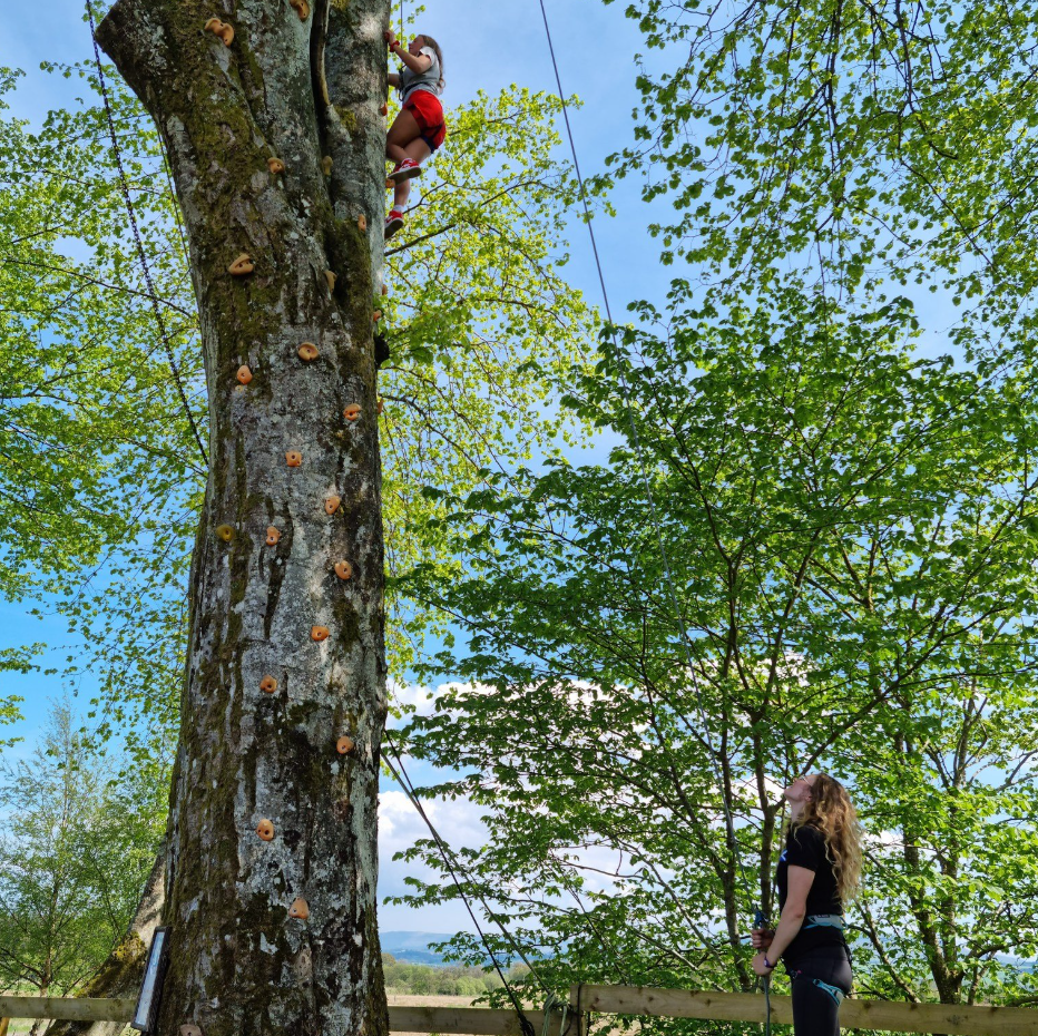 Outdoor Climbing Wall Session in Stirlingshire, photo 3