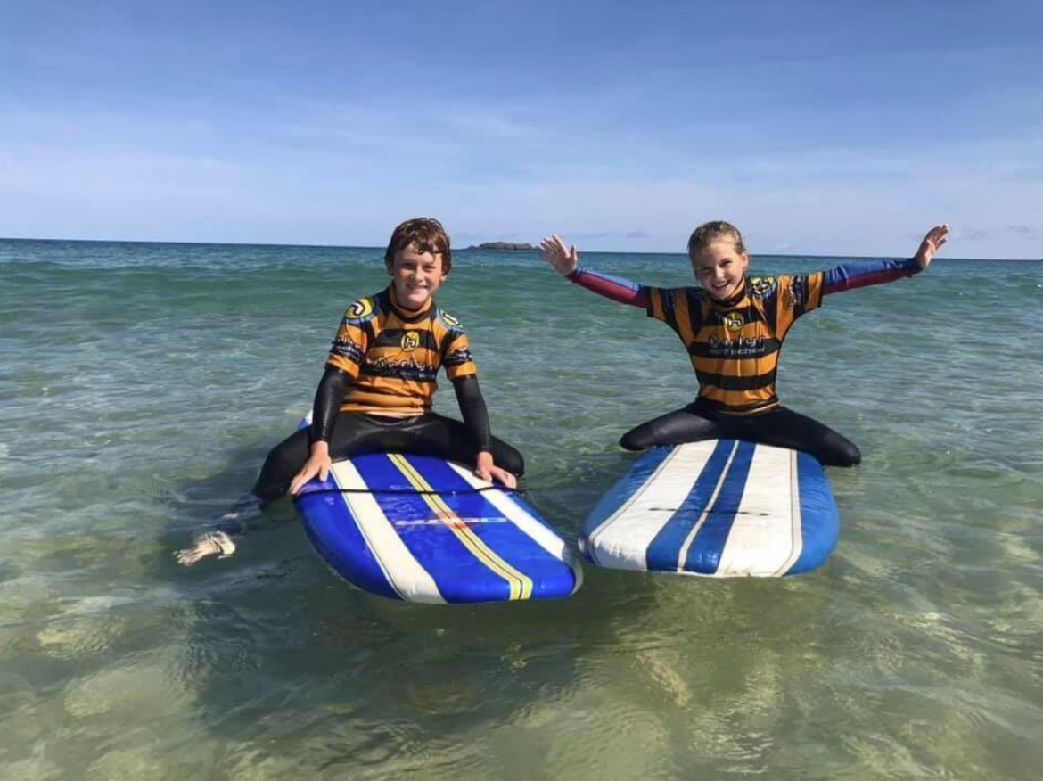 Family or Small Group Private Surf Lessons at Harlyn Bay Beach, photo 3