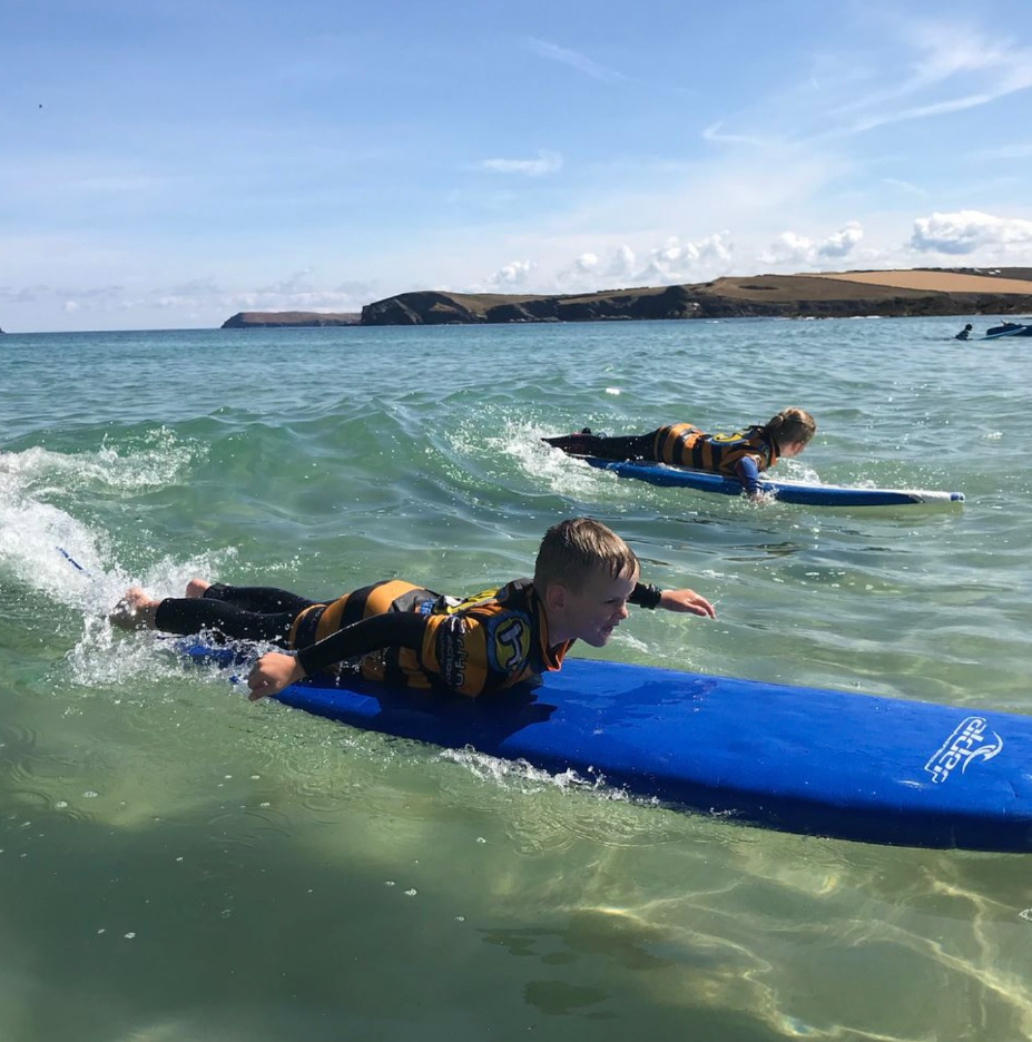 Family or Small Group Private Surf Lessons at Harlyn Bay Beach gallery 4