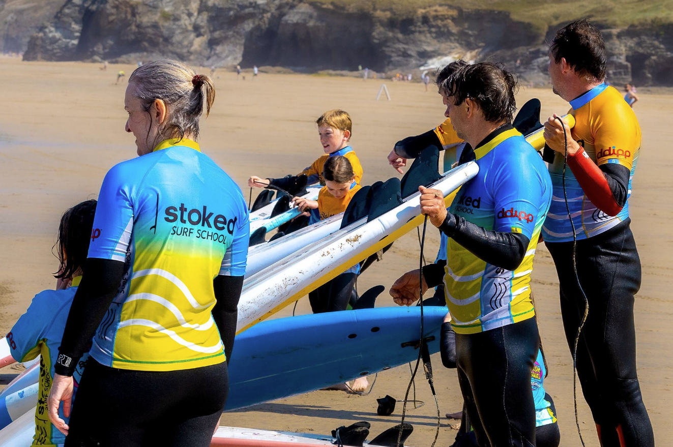 Large Group Surf Lessons in Perranporth, Cornwall, photo 2