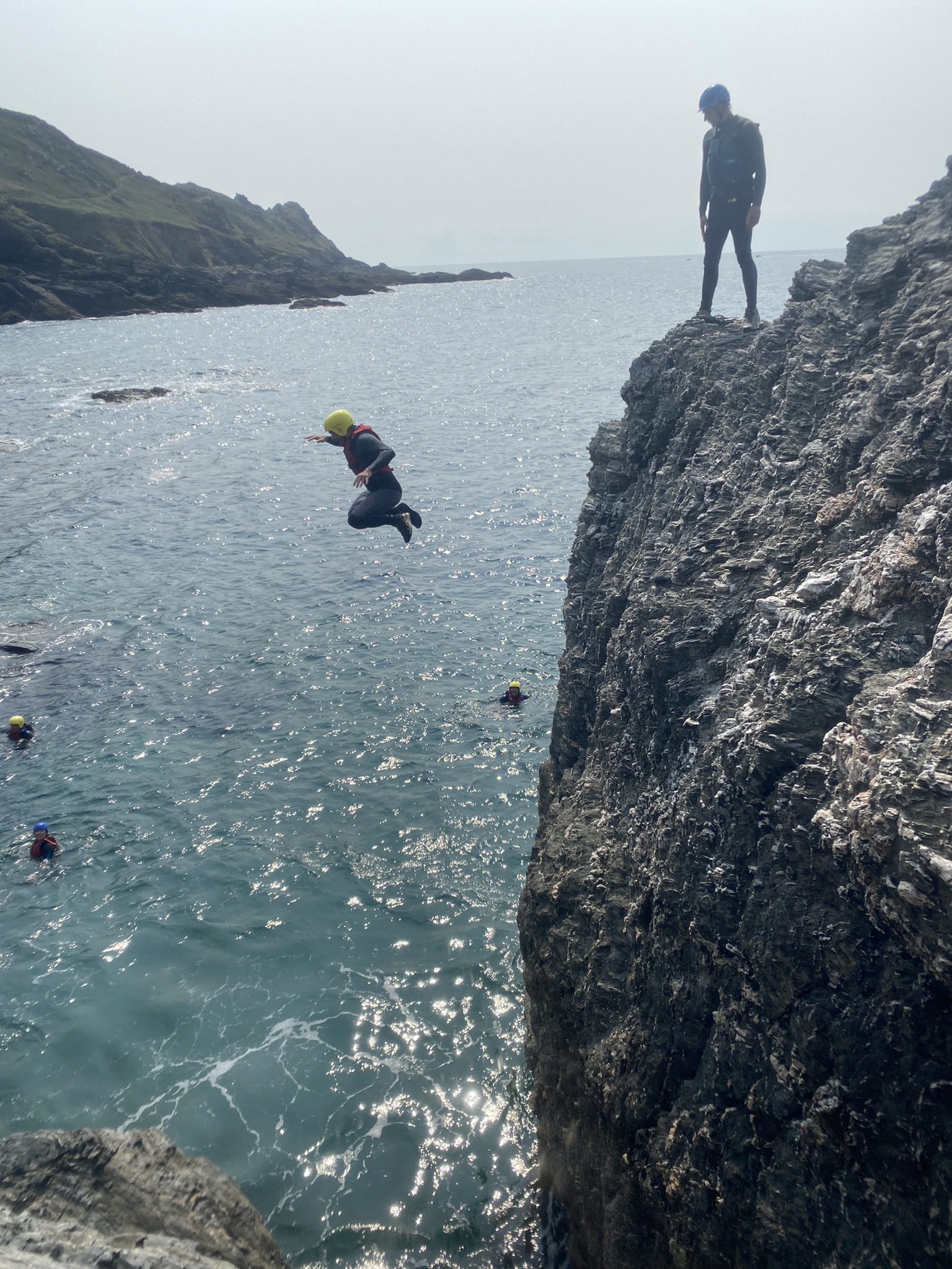 Coasteering at Gara Rock in South Devon, listing photo