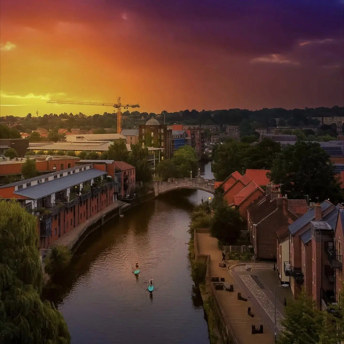 LED Night-Time Paddle in Norwich, photo 4