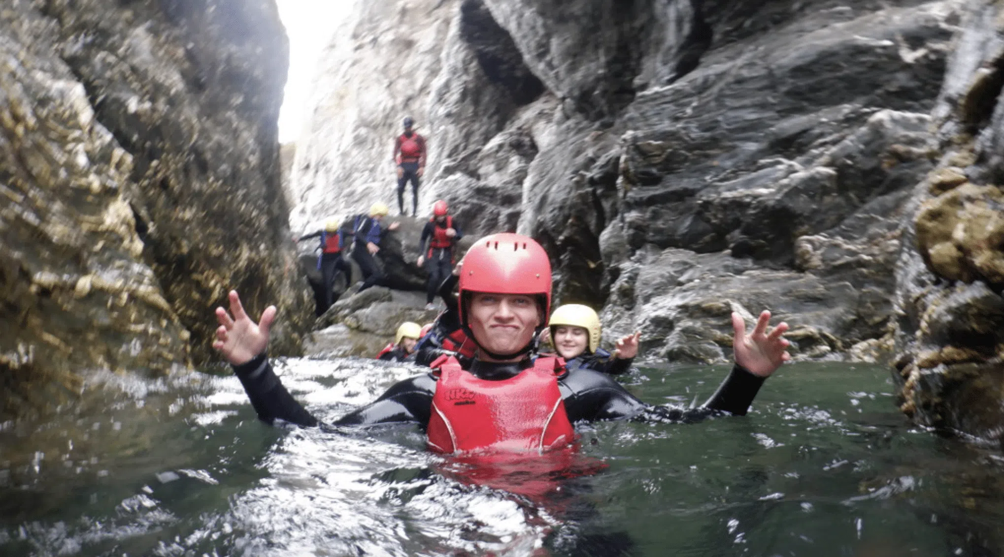 Coasteering at Gara Rock in South Devon, photo 2